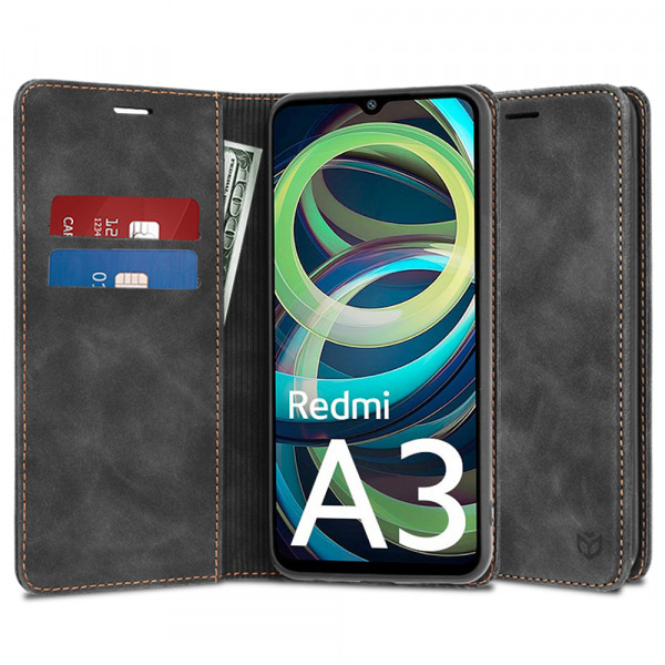 Husa pentru Xiaomi Redmi A3x / A3, Techsuit, Confy, Neagra