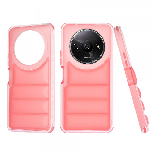 Husa pentru Xiaomi Redmi A3x / A3, Techsuit, Wave Shield, Rosie