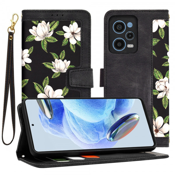 Husa pentru Xiaomi Redmi Note 12 Pro 5G, Techsuit, FlipCraft, Neagra