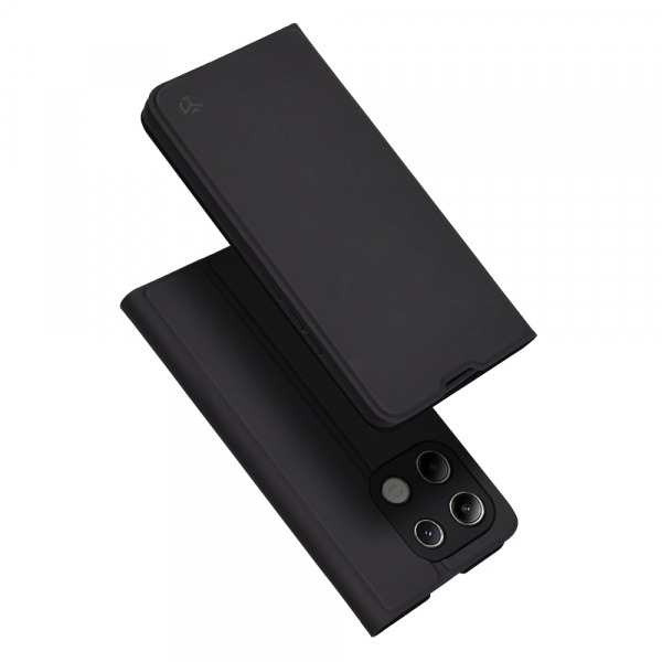 Husa pentru Xiaomi Redmi Note 13 4G, Techsuit, Magskin Book, Neagra