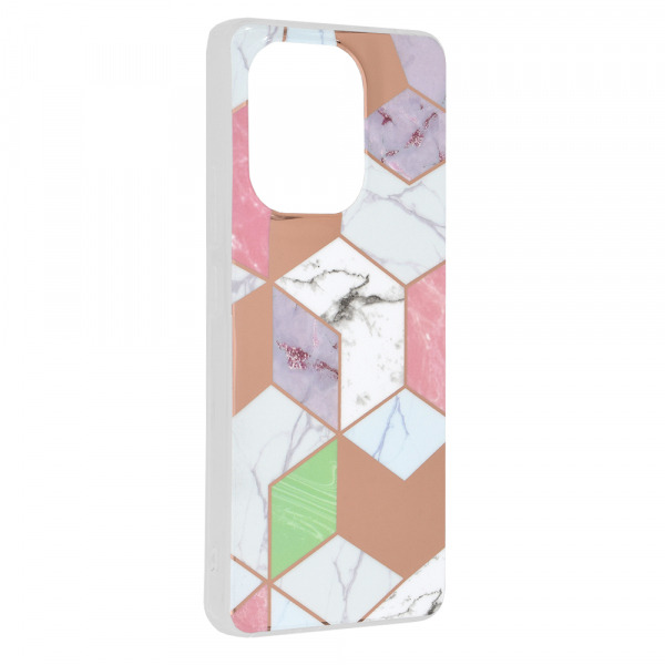 Husa pentru Xiaomi Redmi Note 13 4G, Techsuit, Marble, Mov