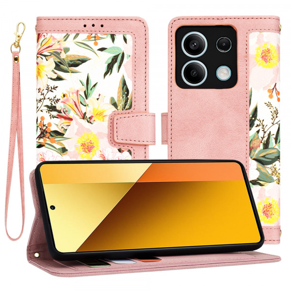 Husa pentru Xiaomi Redmi Note 13 5G, Techsuit, FlipCraft, Roz