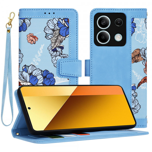 Husa pentru Xiaomi Redmi Note 13 5G, Techsuit, FlipCraft, Bleu