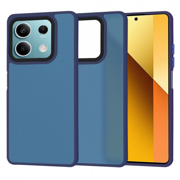 Husa pentru Xiaomi Redmi Note 13 5G, Techsuit, HaloFrost, Bleumarin