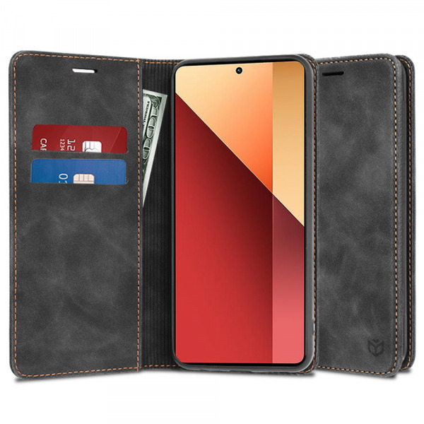 Husa pentru Xiaomi Redmi Note 13 Pro 4G / Poco M6 Pro 4G, Techsuit, Confy, Neagra