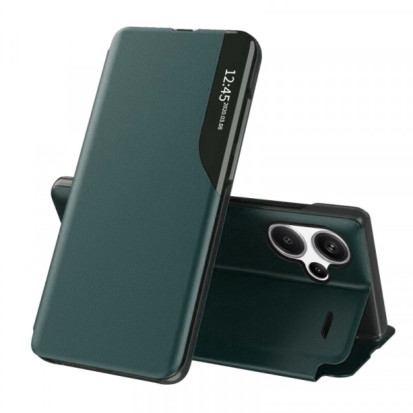 Husa pentru Xiaomi Redmi Note 13 Pro+, Techsuit, eFold, Verde