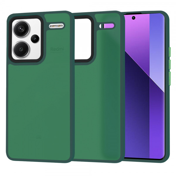 Husa pentru Xiaomi Redmi Note 13 Pro+, Techsuit, HaloFrost, Verde