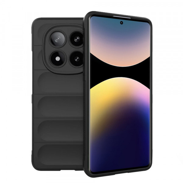 Husa pentru Xiaomi Redmi Note 14 Pro 4G, Techsuit, Magic Shield, Neagra
