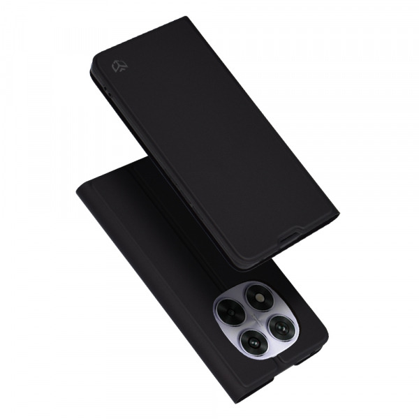 Husa pentru Xiaomi Redmi Note 14 Pro 4G, Techsuit, Magskin Book, Neagra