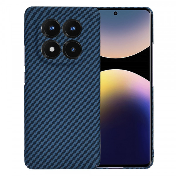 Husa pentru Xiaomi Redmi Note 14 Pro+ 5G, Techsuit, Carbonite FiberShell, Turcoaz
