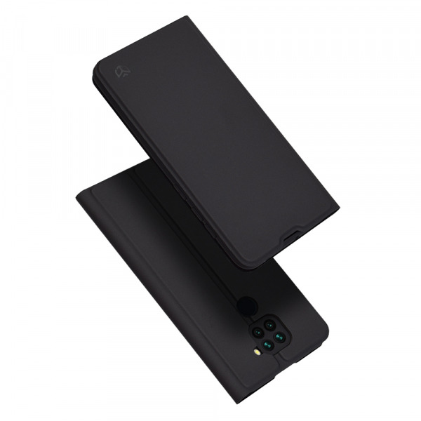 Husa pentru Xiaomi Redmi Note 9 / 10X 4G, Techsuit, Magskin Book, Neagra