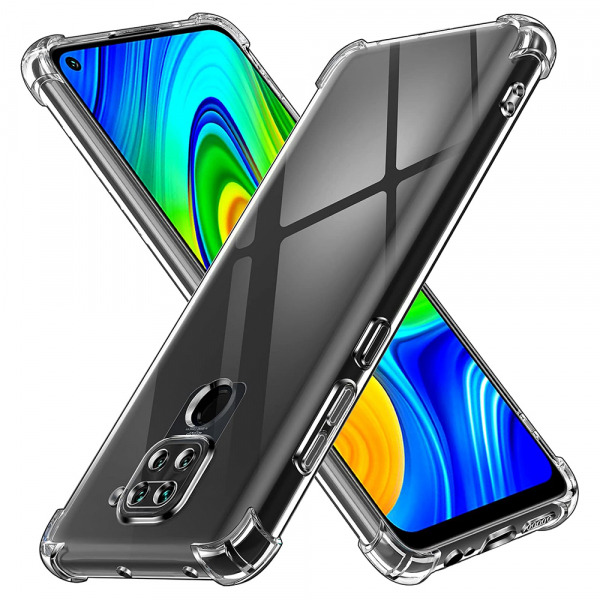 Husa pentru Xiaomi Redmi Note 9 / 10X 4G, Techsuit, Shockproof Clear, Transparenta
