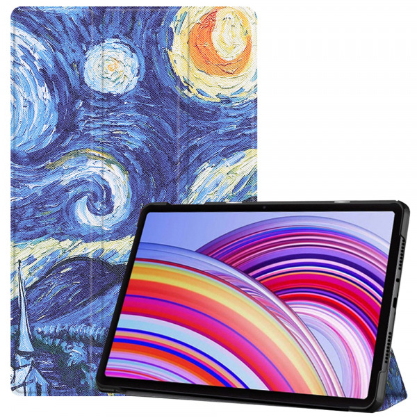 Husa pentru Xiaomi Redmi Pad Pro / Pad / Pad Pro 5G, Techsuit, FoldPro Starry Night, Multicolor