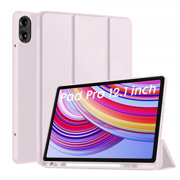 Husa pentru Xiaomi Redmi Pad Pro / Pad / Pad Pro 5G, Techsuit, Flex Trifold, Roz