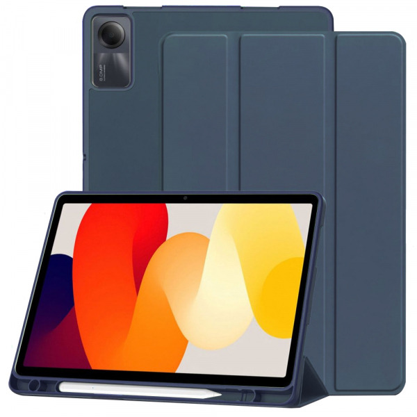 Husa pentru Xiaomi Redmi Pad SE, Techsuit, Flex Trifold, Bleumarin