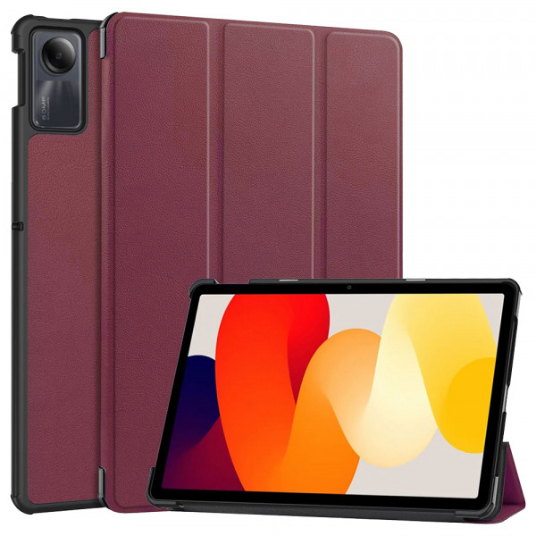 Husa pentru Xiaomi Redmi Pad SE, Techsuit, FoldPro, Rosie
