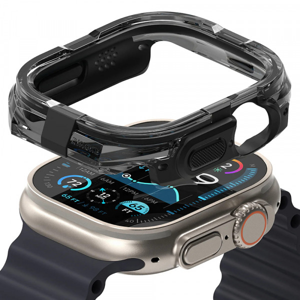 Husa Ringke Fusion pentru Apple Watch Ultra Series, Neagra