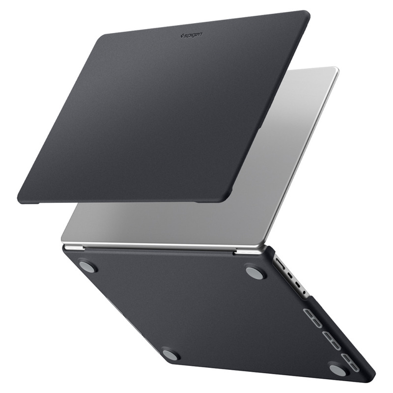 Husa Spigen Nano Pop pentru Apple MacBook Pro 14inch (2026) / (2025) / (2024) / (2023) / (2021), Neagra ACS11272