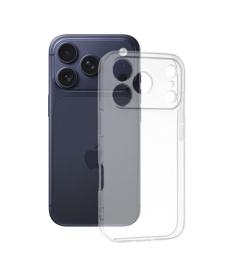 Husa Techsuit Clear Silicone iPhone 18 Pro / 17 Pro Transparenta