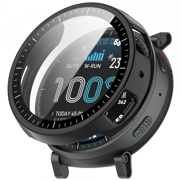Husa Techsuit Defense360 Pro pentru Amazfit Active Max, Neagra