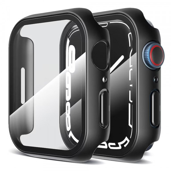 Husa Techsuit Defense360 Pro pentru Apple Watch 7 41mm Series, Neagra