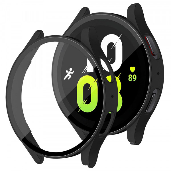 Husa Techsuit Defense360 Pro pentru Samsung Galaxy Watch5 / Watch4 44mm Series, Neagra