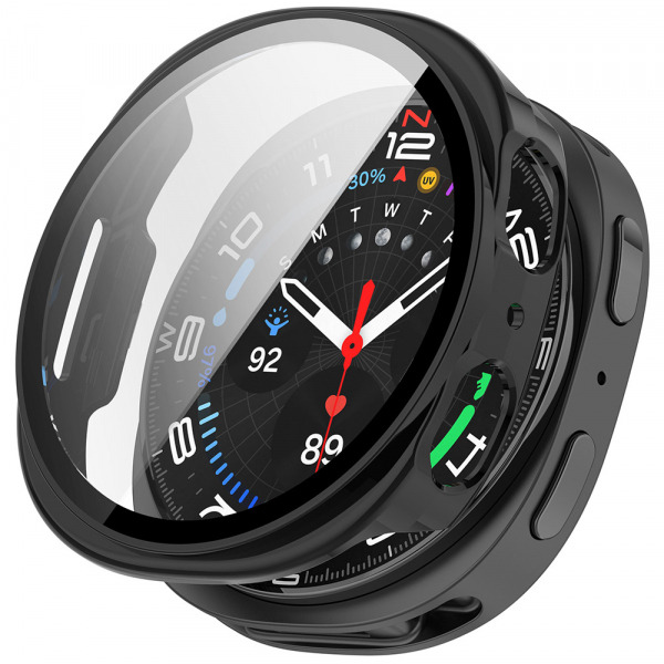 Husa Techsuit Defense360 Pro pentru Samsung Galaxy Watch8 40mm, Neagra