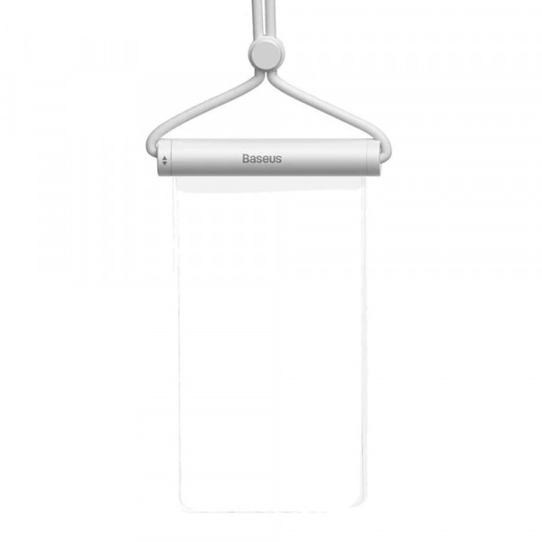 Husa Universala Waterproof pentru Telefon, Baseus, AquaGlide Cylindrical, Alba P60263701213-00