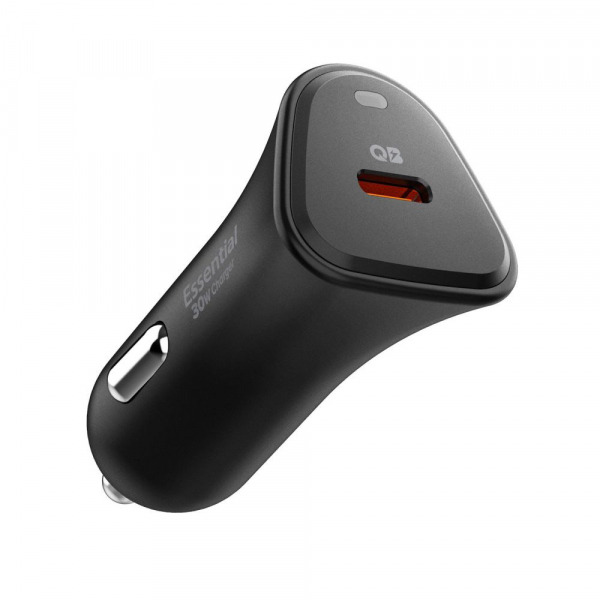 Incarcator Auto Spigen EV301 Essential, 30W, 3A, 1 x USB-C, Negru ACP08699