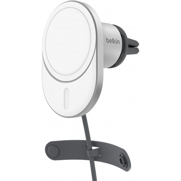 Incarcator Auto Wireless Belkin BoostCharge Pro, 15W, 1.67A, Alb WIC008btGR-V2
