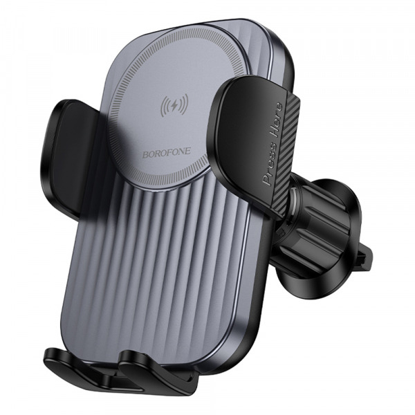 Incarcator Auto Wireless Borofone BH221 Path, 15W, 1.67A, Negru