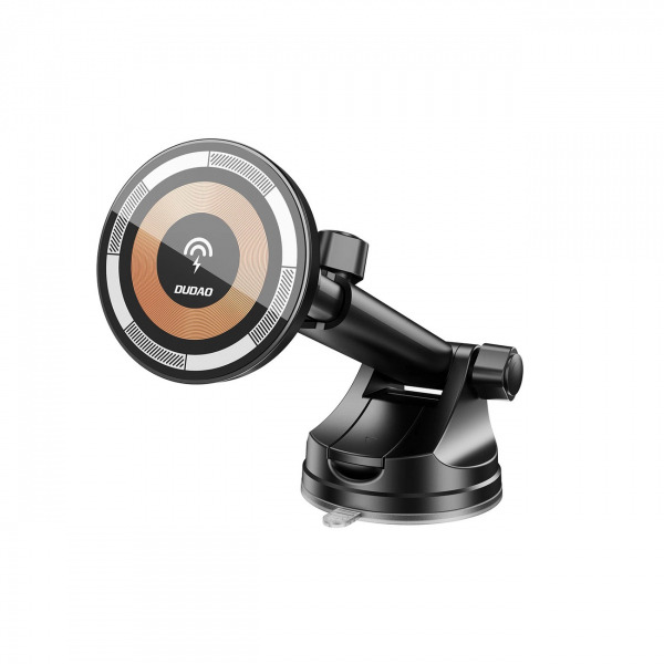 Incarcator Auto Wireless Dudao F12MAX+, 15W, 1.67A, Negru