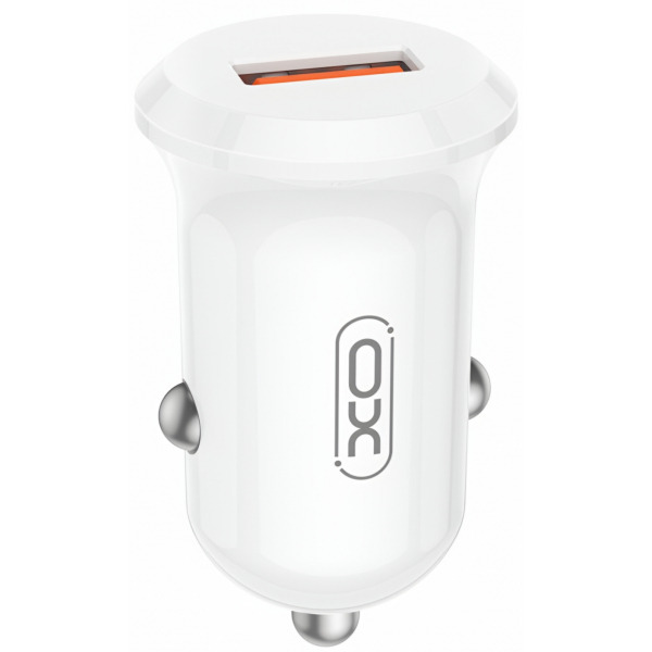 Incarcator Auto XO Design CC68, 18W, 3A, 1 x USB-A, Alb