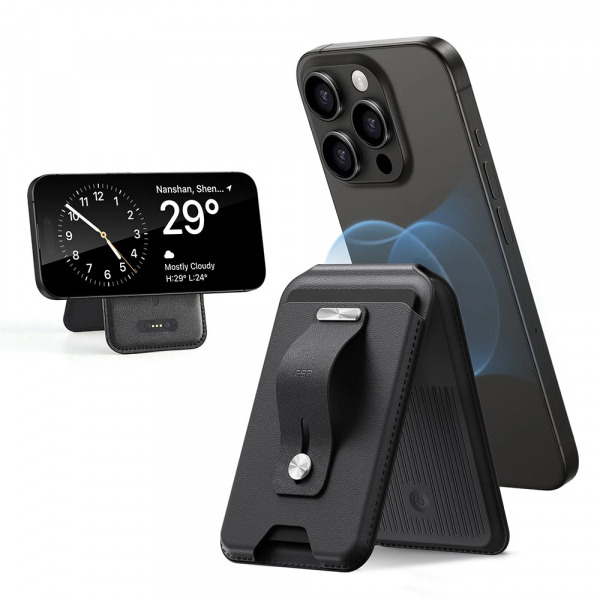 Portofel MagSafe, ESR, Findy my Wallet 3C, Negru