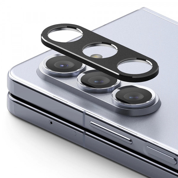 Rama protectie Camera Spate Ringke Styling pentru Samsung Galaxy Z Fold5 F946, Aluminiu, Neagra