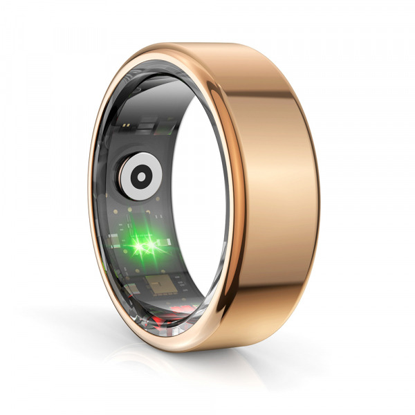 Smart Ring Techsuit R02, Marime 11, Roz Auriu