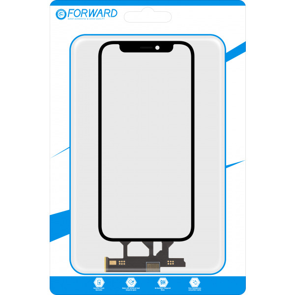 Touchscreen Forward Guard OCA pentru Apple iPhone 12 mini, Negru
